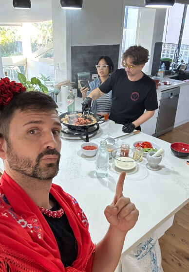 Spanish Paella Cooking Class