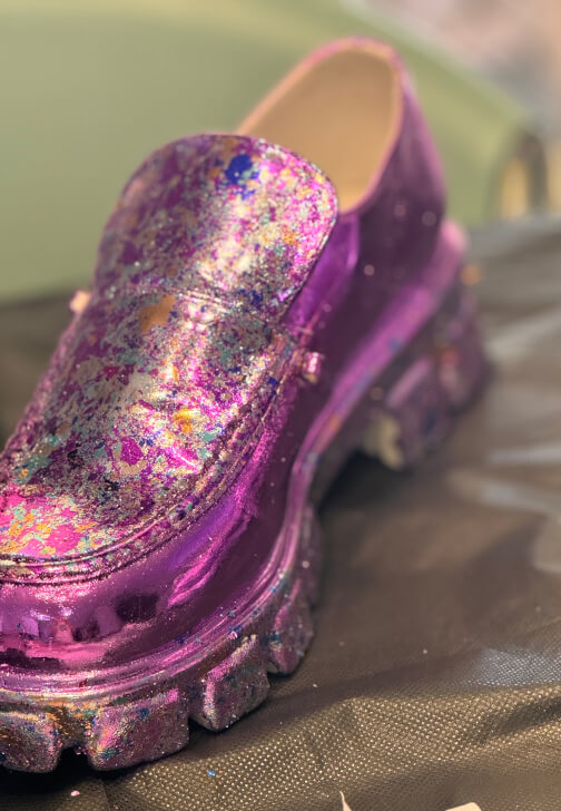 Sparkle Soles at Home