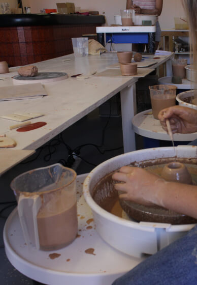 Spin and Sip Pottery Wheel Class
