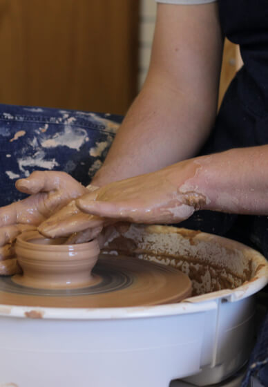 Spin and Sip Pottery Wheel Class