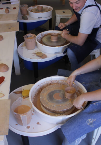 Spin and Sip Pottery Wheel Class