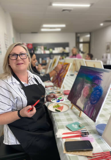 Spirited Paint and Sip Workshop