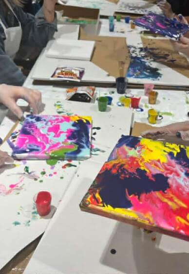 Splatter Paint Room Experience