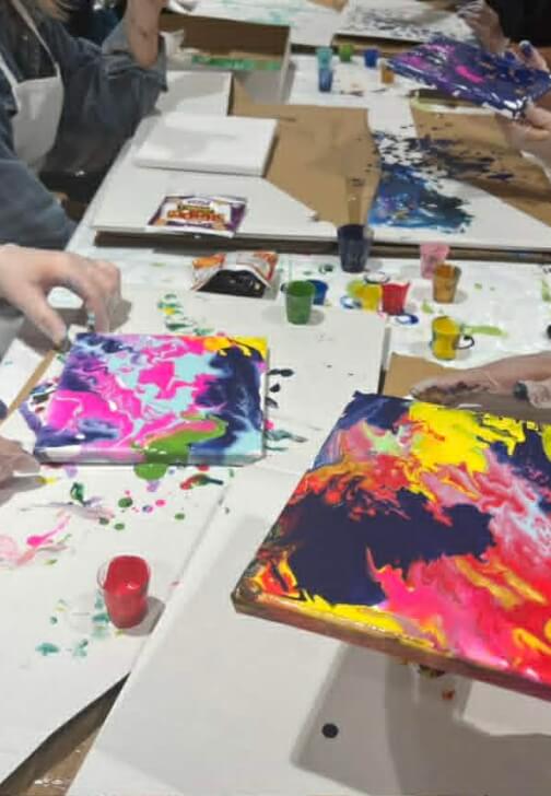 Splatter Paint Room Experience