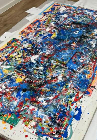 Splatter Paint Room Experience