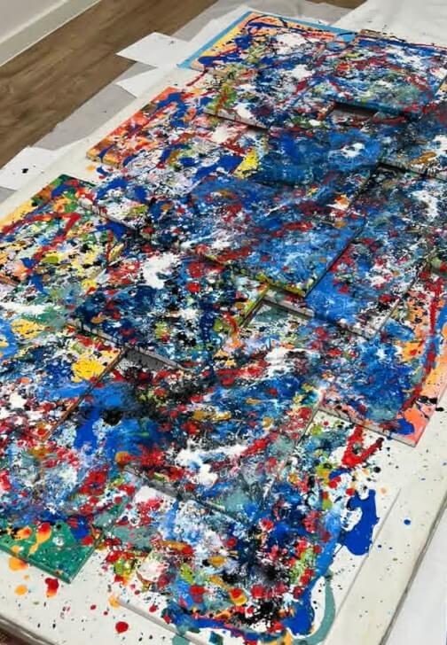 Splatter Paint Room Experience