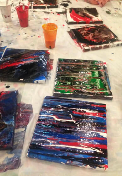 Splatter Paint Room Experience