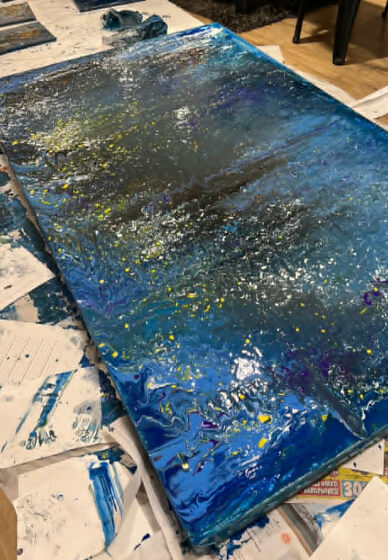 Splatter Paint Room Experience