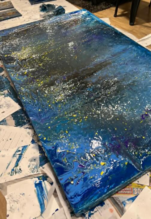 Splatter Paint Room Experience
