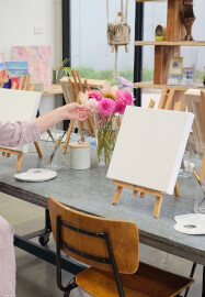 Spring Blooms Acrylic Painting Workshop