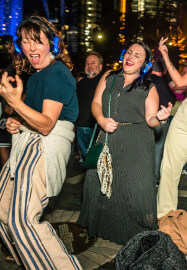 Spring Silent Disco Walking Party: Circular Quay
