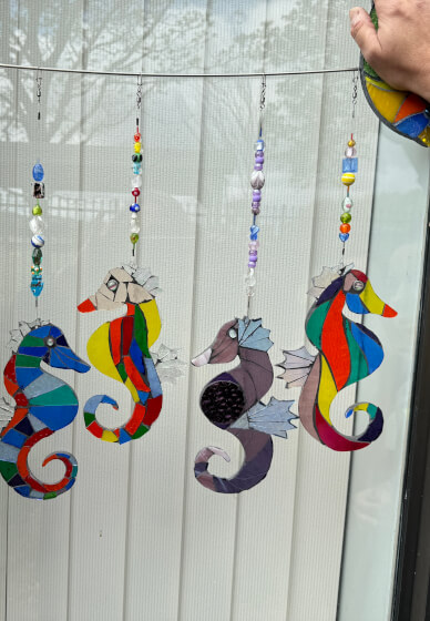 Stained Glass Garden Mosaic Course