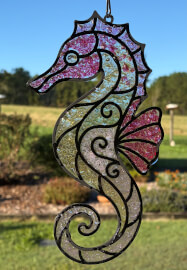 Stained Glass Inspired Suncatcher Workshop