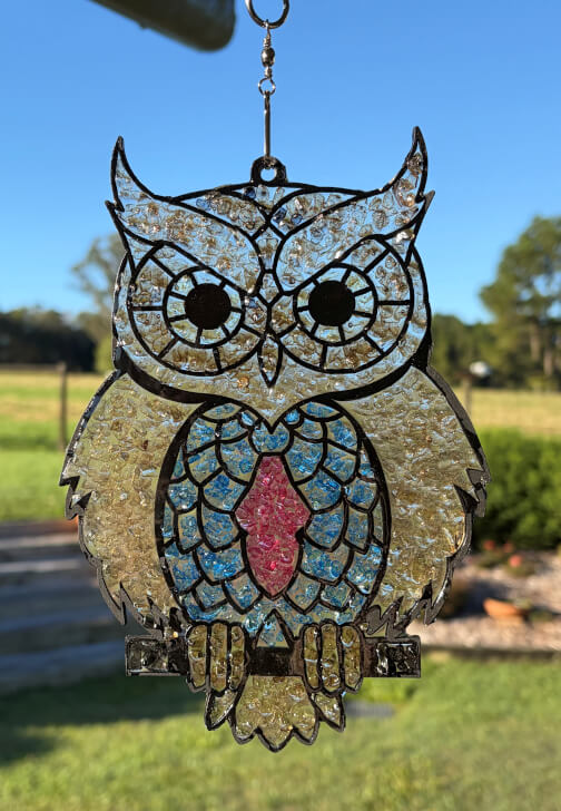 Stained Glass Inspired Suncatcher Workshop