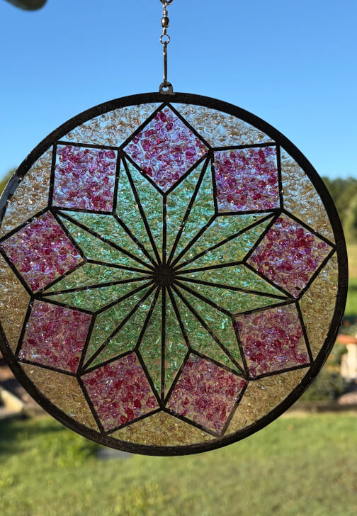 Stained Glass Inspired Suncatcher Workshop