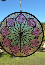 Stained Glass Inspired Suncatcher Workshop