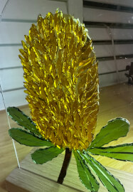 Stained Glass Mosaic Class: Beautiful Banksias