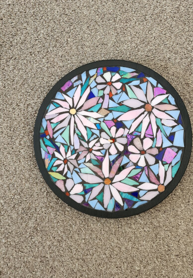 Stained Glass Mosaic Lazy Susan Workshop