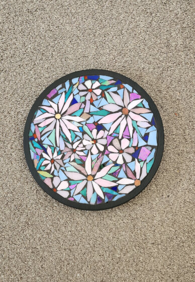 Stained Glass Mosaic Lazy Susan Workshop
