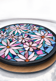 Stained Glass Mosaic Lazy Susan Workshop