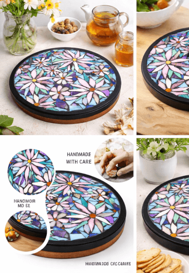 Stained Glass Mosaic Lazy Susan Workshop
