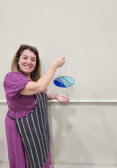 Stained-Glass Oval Panel Workshop