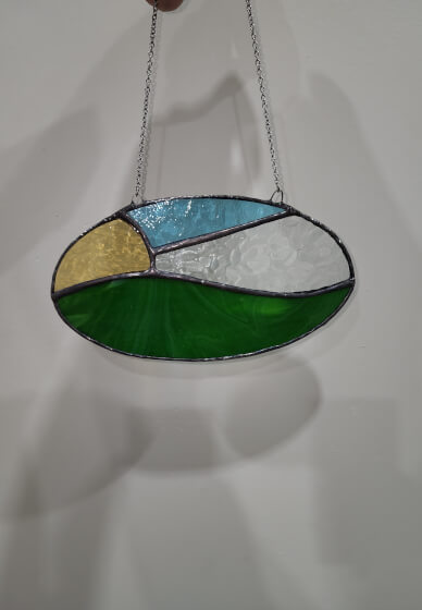 Stained-Glass Oval Panel Workshop