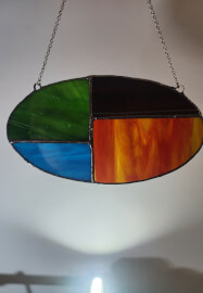 Stained-Glass Oval Panel Workshop