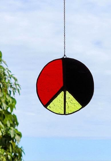 Stained-Glass Peace Sign Workshop