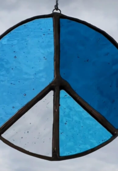 Stained-Glass Peace Sign Workshop