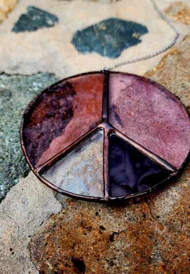 Stained-Glass Peace Sign Workshop