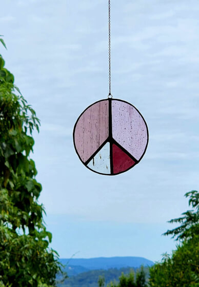 Stained-Glass Peace Sign Workshop