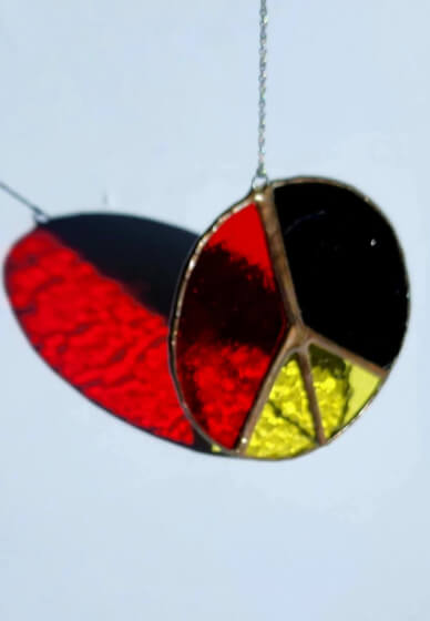Stained-Glass Peace Sign Workshop