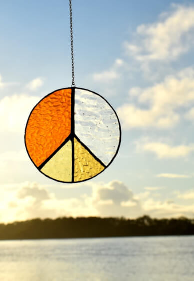 Stained-Glass Peace Sign Workshop