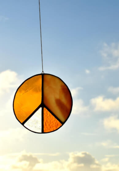 Stained-Glass Peace Sign Workshop