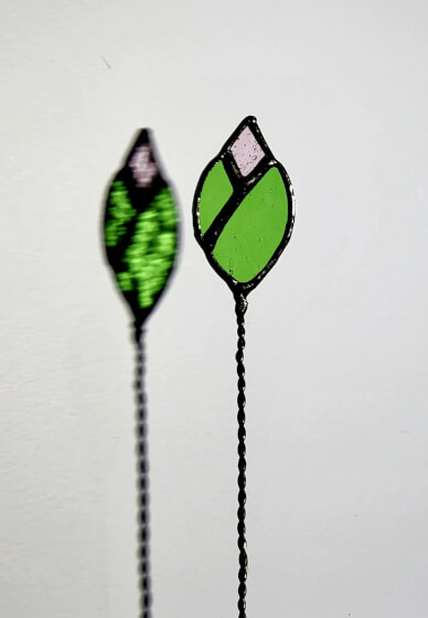 Stained-Glass Stemmed Flower Tutorial Video