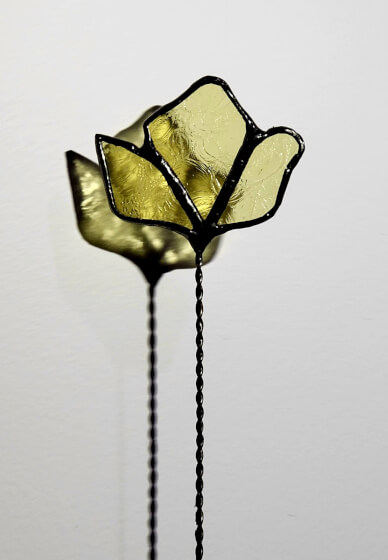 Stained-Glass Stemmed Flower Tutorial Video