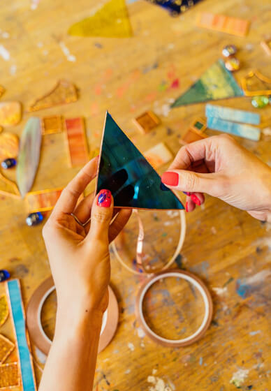 Stained Glass Sun Panel Workshop