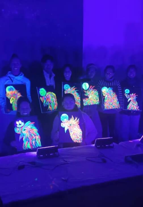 Starry Night Dragonfly Glow in the Dark Paint, Sip and Sky Tour