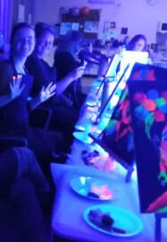 Starry Night Dragonfly Glow in the Dark Paint, Sip &Sky Tour