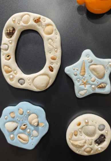 Stone and Shell Sculpture Magnet Class (Open Studio)