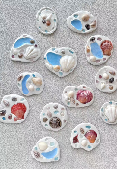 Stone and Shell Sculpture Magnet Class