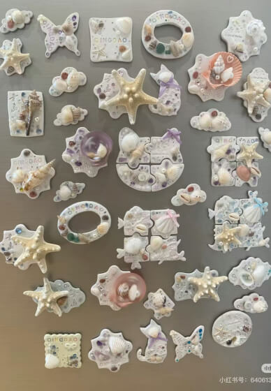 Stone and Shell Sculpture Magnet Class