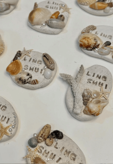 Stone and Shell Magnet Sculpture Class