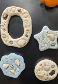 Stone and Shell Magnet Sculpture Class