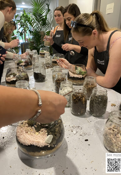 Succulent Terrarium Workshop