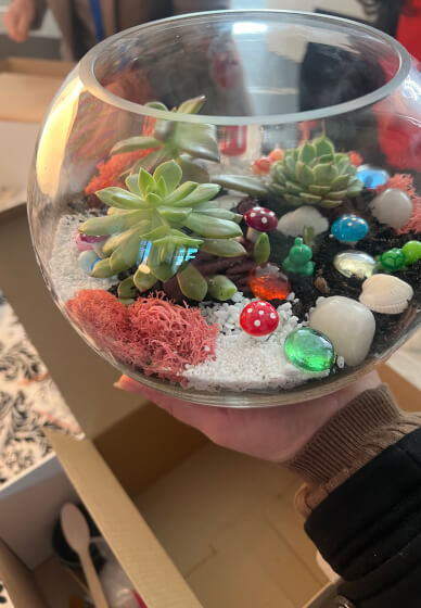 Succulent Terrarium Workshop