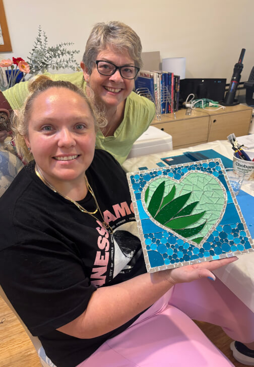 Suncatcher Glass Mosaics Class