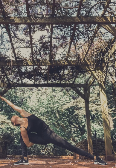 Sunrise Yoga Class in the Flower Patch