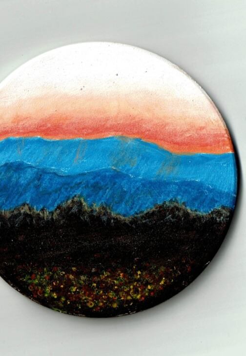 Sunset Dream Ceramic Coaster Kit